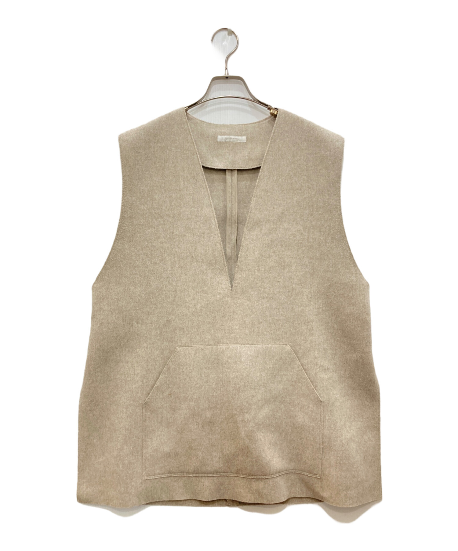 中古・古着通販】Plage (プラージュ) WO オーバーベスト ベージュ