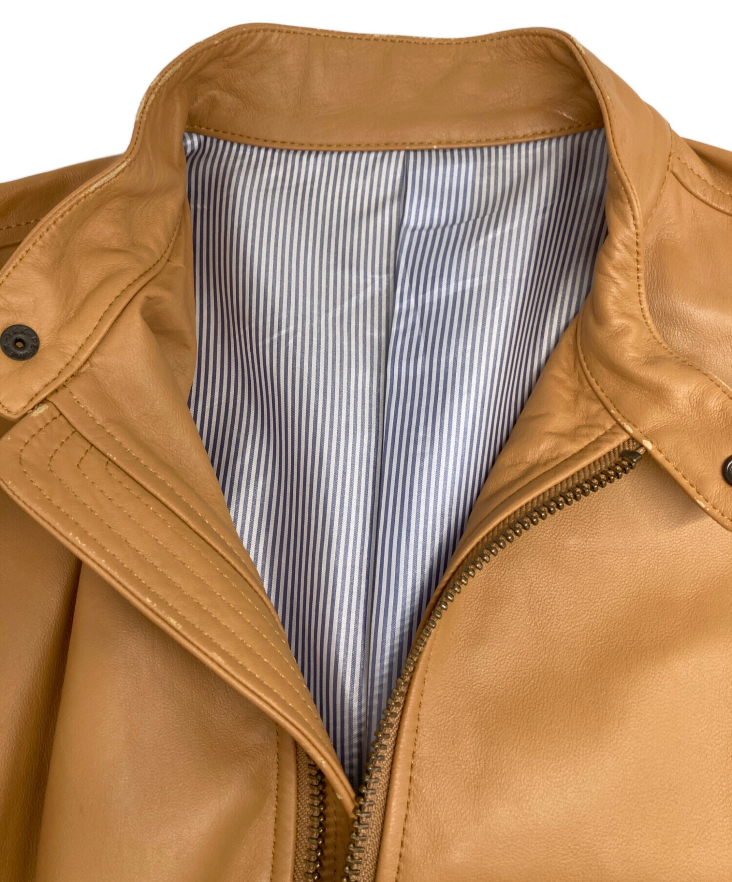 中古・古着通販】SHIPS JET BLUE (シップスジェットブルー) ラムレザー