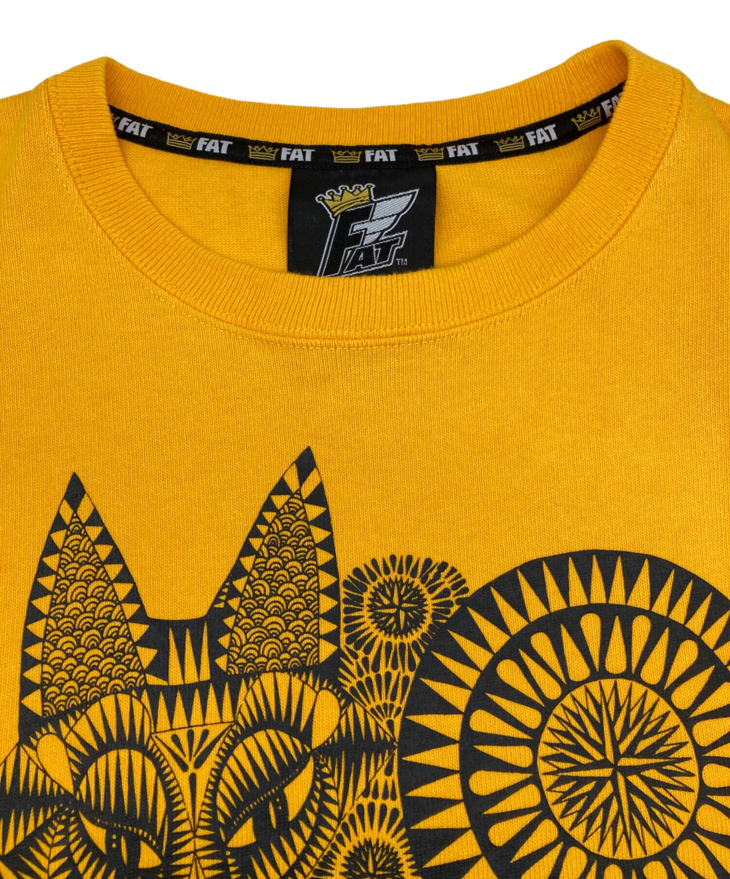 中古・古着通販】FAT (エフエーティー) Tシャツ イエロー サイズ:FAT