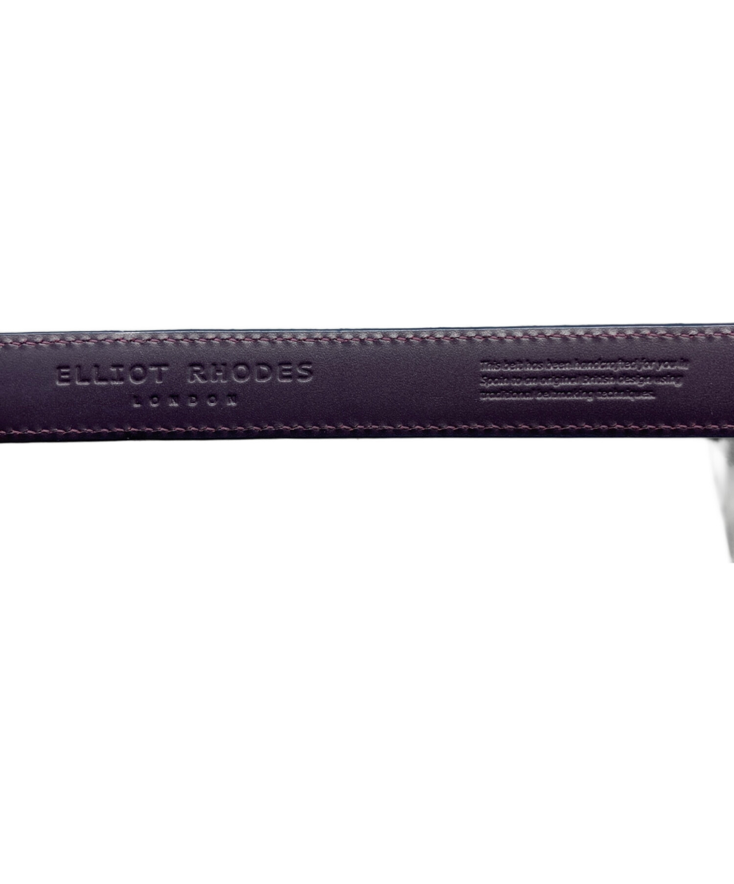 中古・古着通販】ELLIOT RHODES (エリオットローズ) ベルト ネイビー
