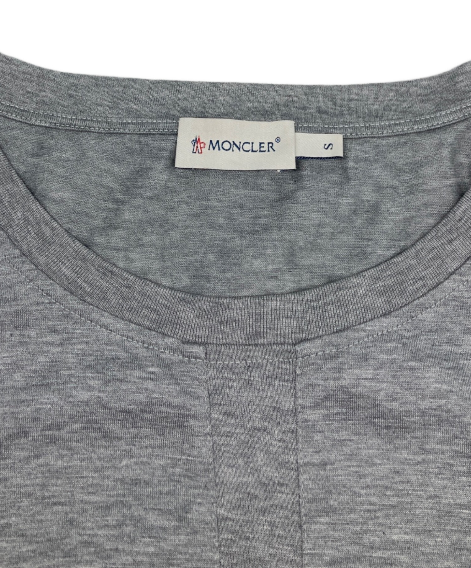 中古・古着通販】MONCLER (モンクレール) 切替カットソー グレー 