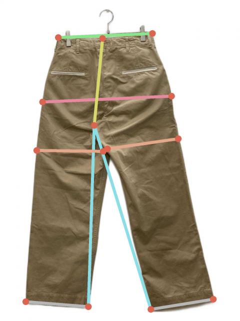 中古・古着通販】OUTIL (ウティ) チノパン ベージュ サイズ:26