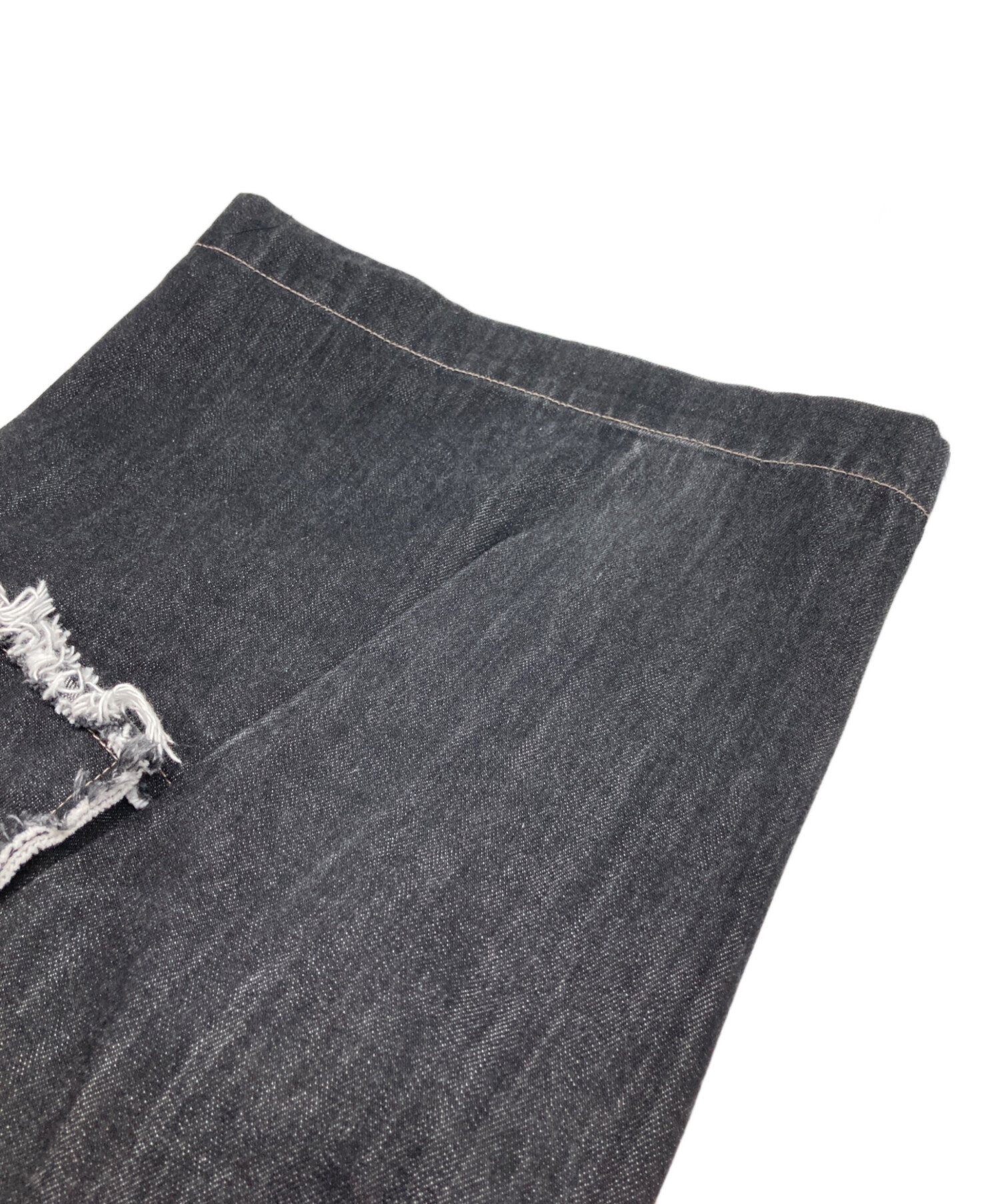 中古・古着通販】NULLUS (ヌールス) wide denim pants/ワイド デニム