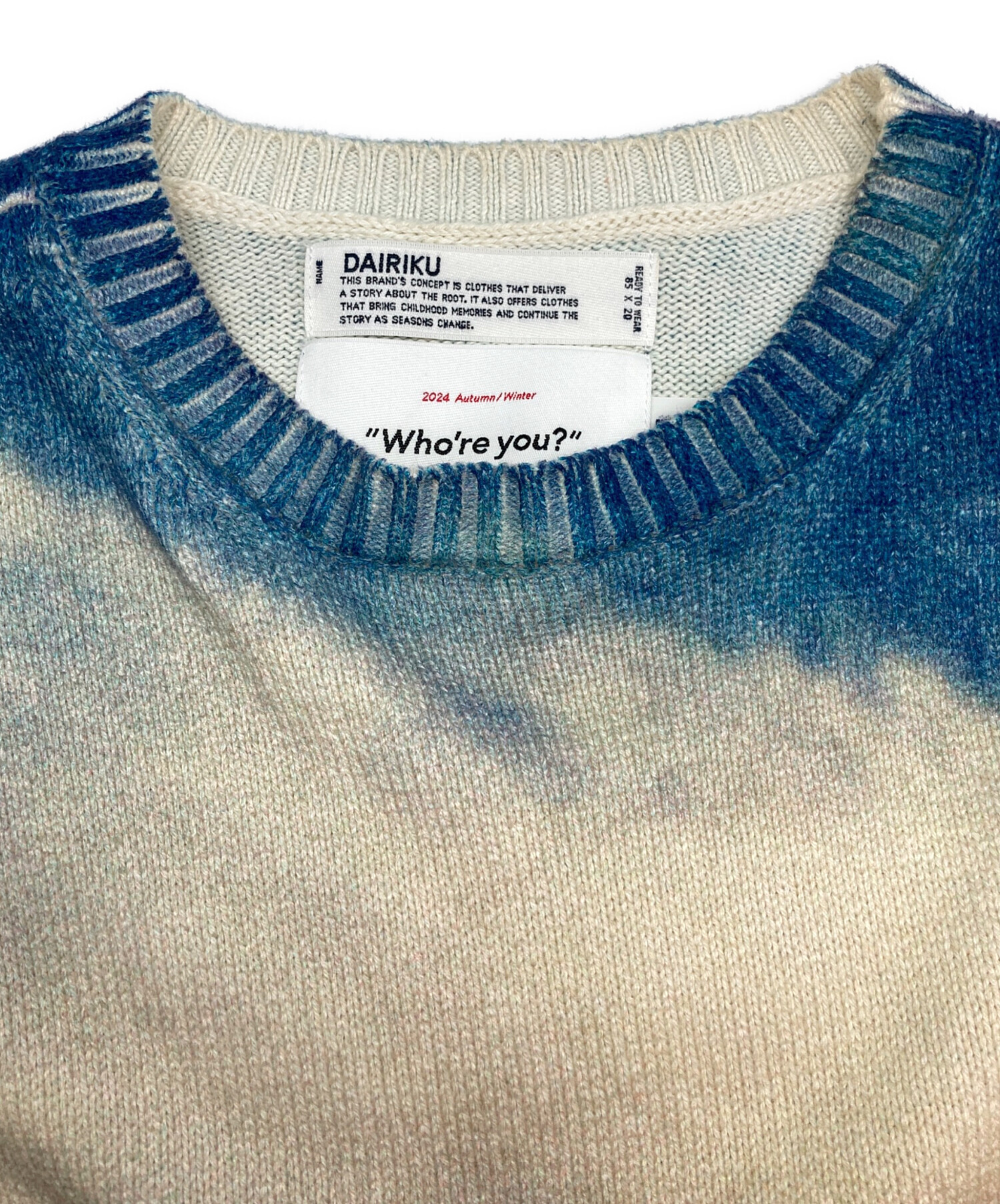 中古・古着通販】DAIRIKU (ダイリク) 18SS Photo Pullover Knit/18SS 
