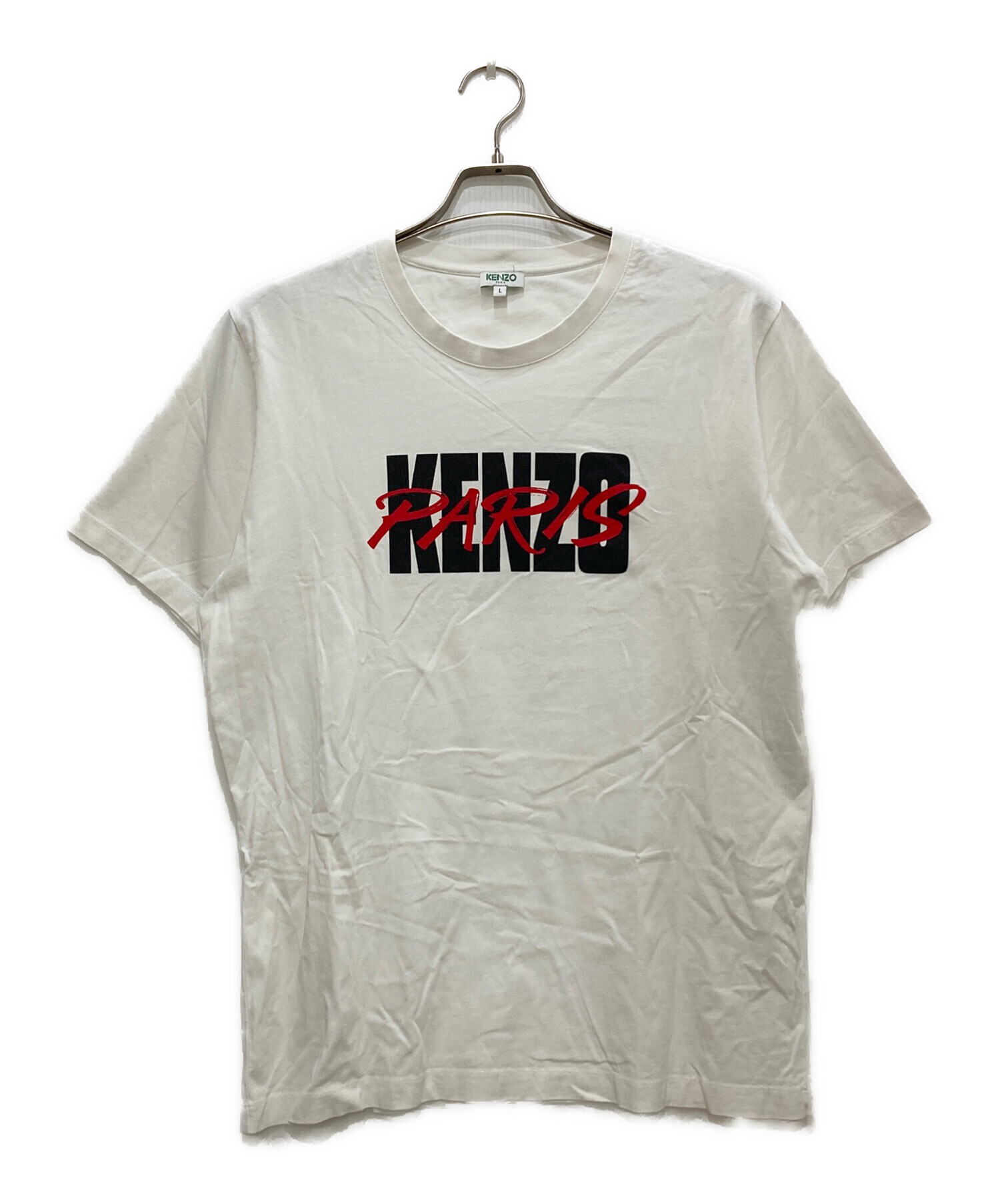 中古・古着通販】KENZO (ケンゾー) プリントTシャツ ホワイト サイズ 