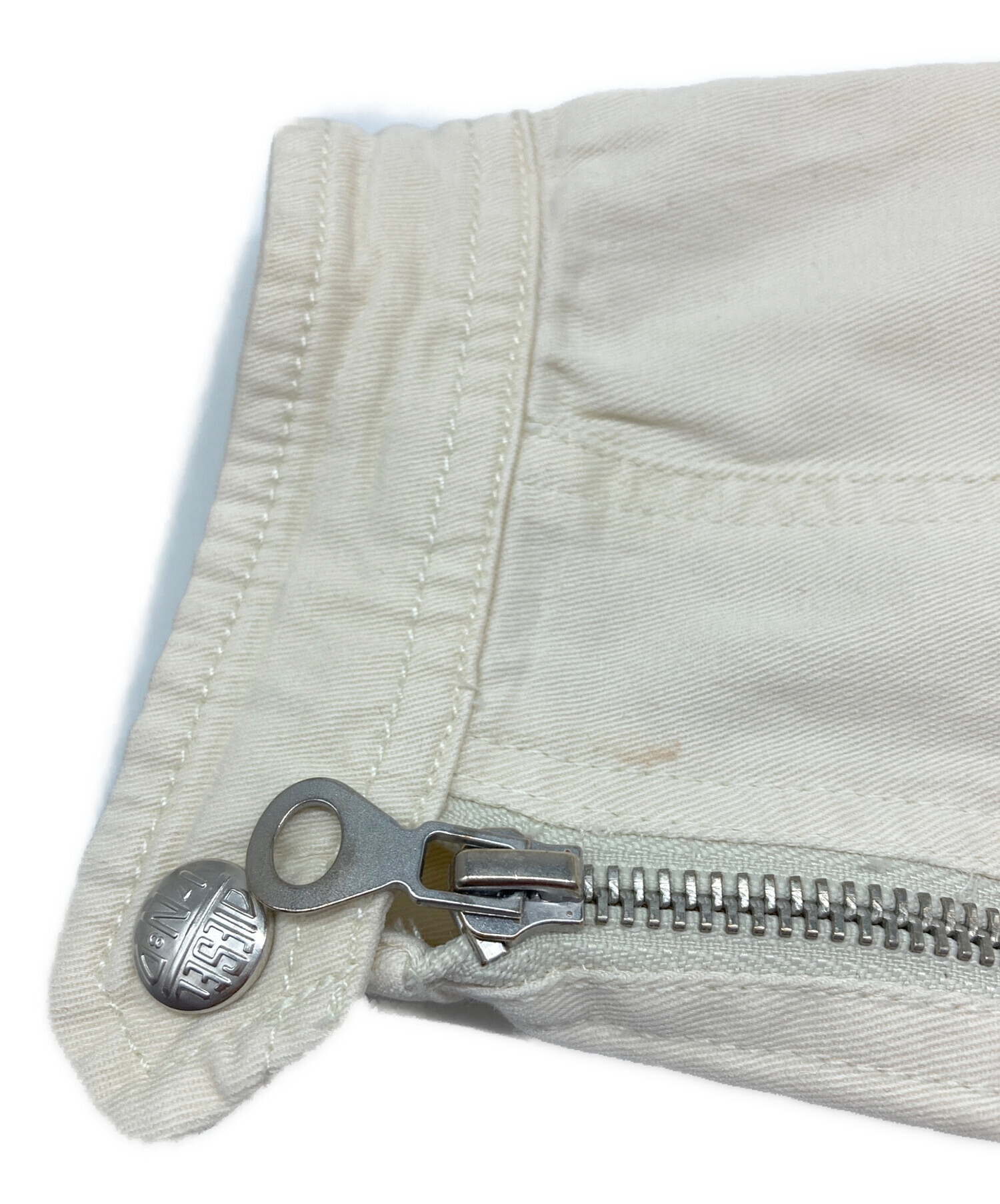 中古・古着通販】DIESEL (ディーゼル) スリムカーゴパンツ アイボリー