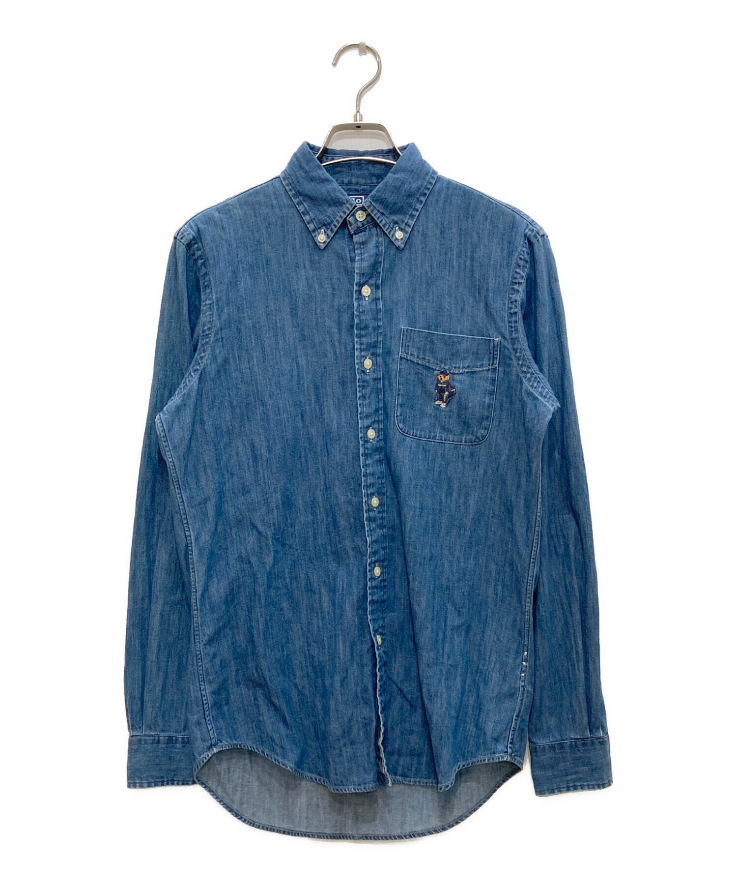 ラルフローレンデニムシャツインディゴXS