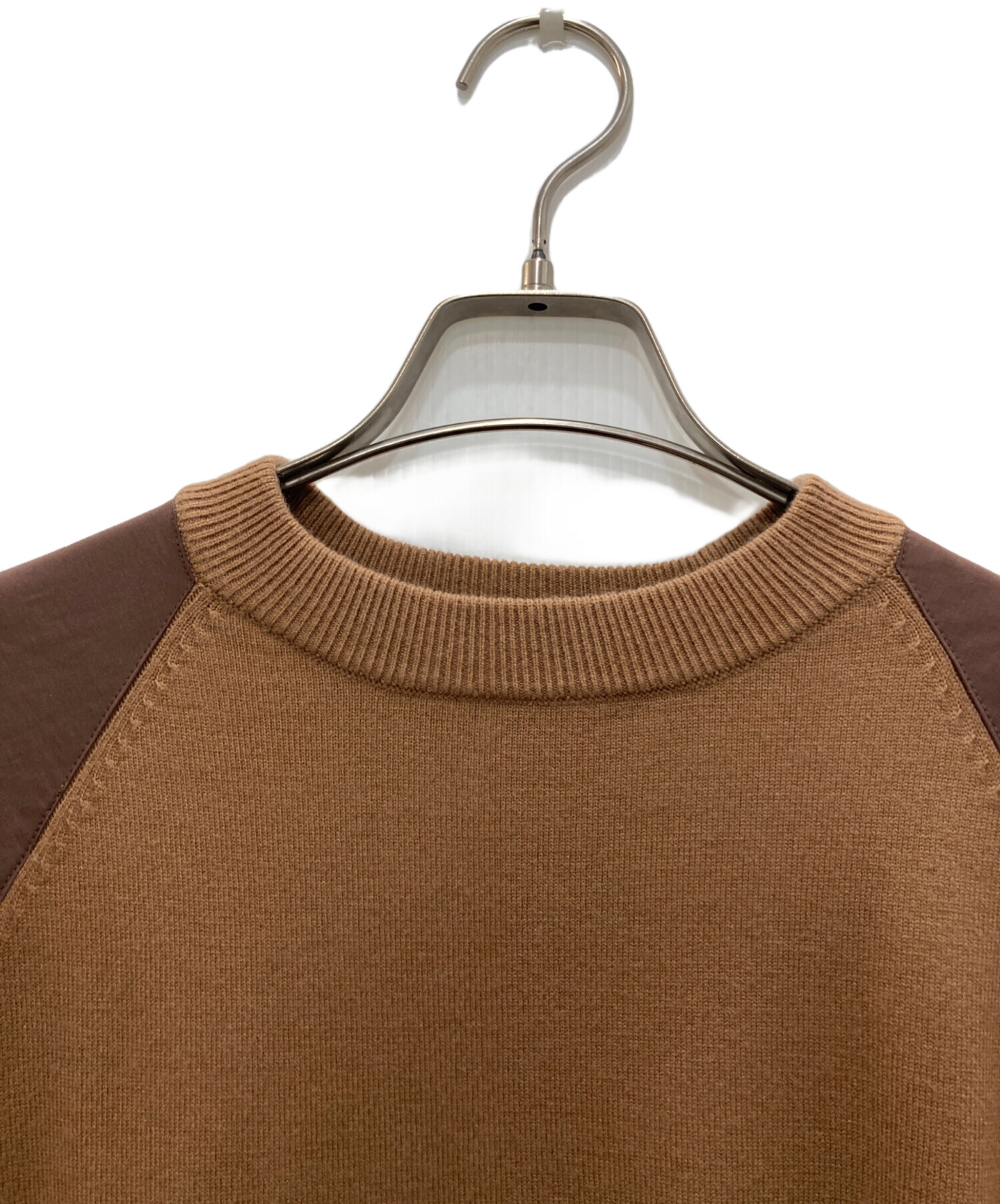 中古・古着通販】HeRIN.CYE (ヘリンドットサイ) Elbow patch knit