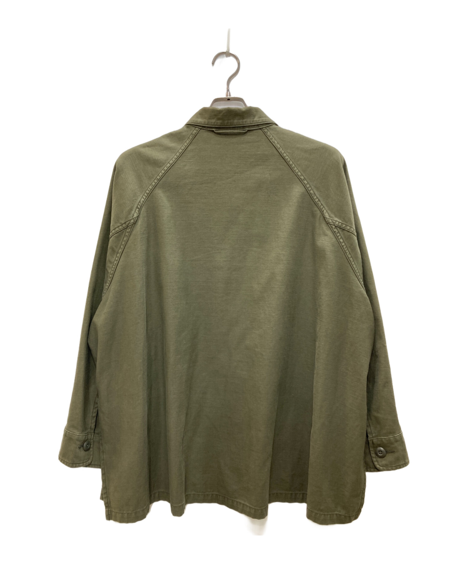 plage Armyシャツ　サイズ38 カラーカーキ 中古・古着通販】Plage (プラージュ) Army シャツジャケット カーキ