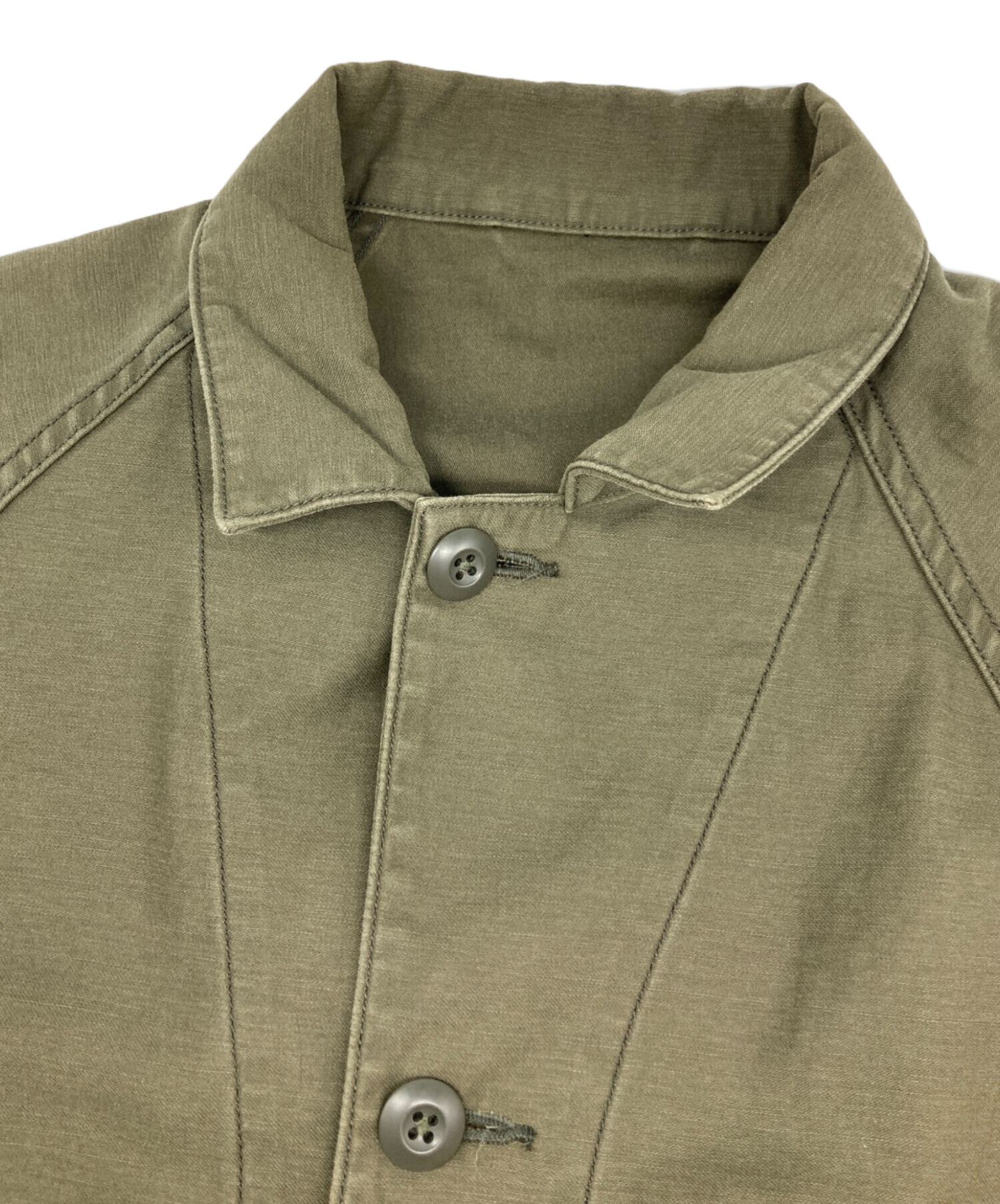 中古・古着通販】Plage (プラージュ) Army シャツジャケット カーキ