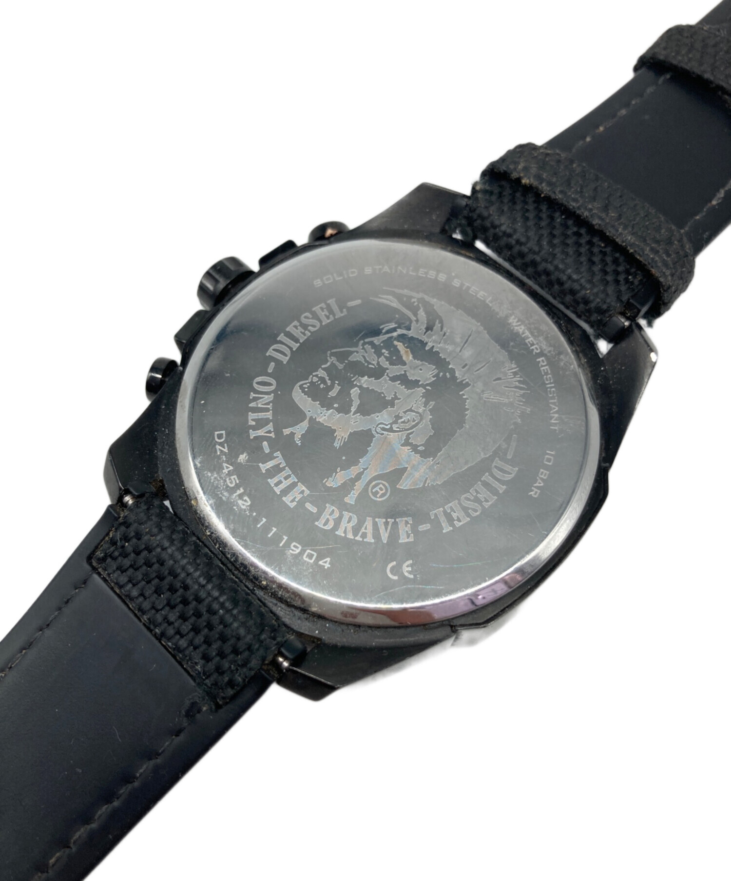 中古・古着通販】DIESEL (ディーゼル) クロノグラフ ホワイト 