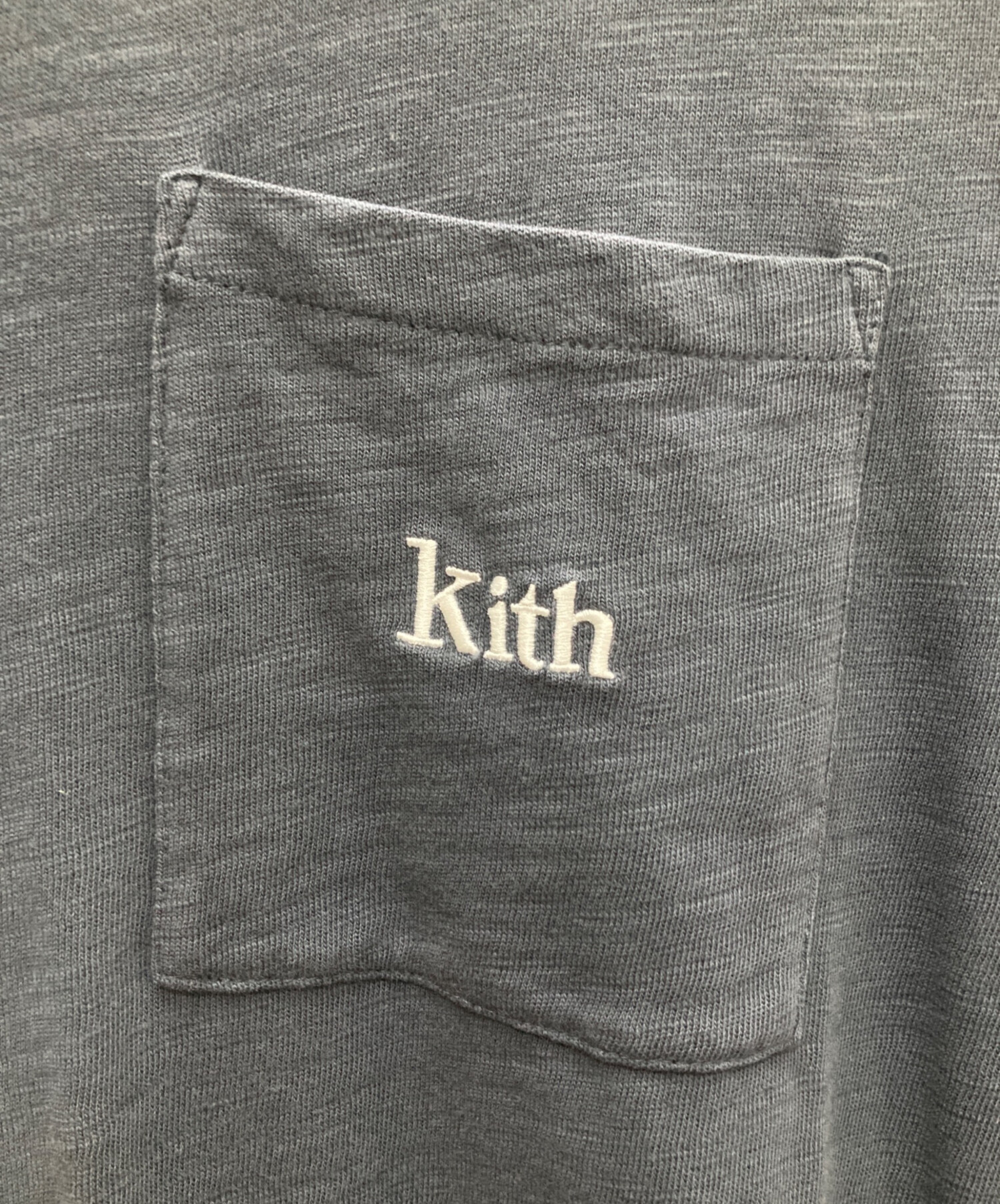 中古・古着通販】KITH (キス) ポケットTシャツ グレー サイズ:L 
