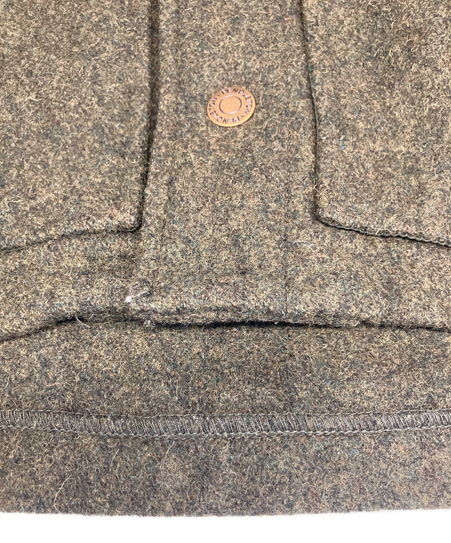 中古・古着通販】PENDLETON (ペンドルトン) ウールベスト グリーン 