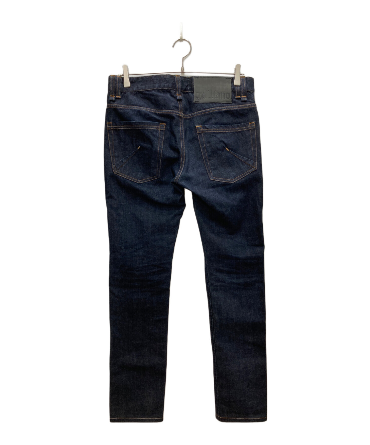 中古・古着通販】GALLIANO (ガリアーノ) テーパードデニムパンツ 