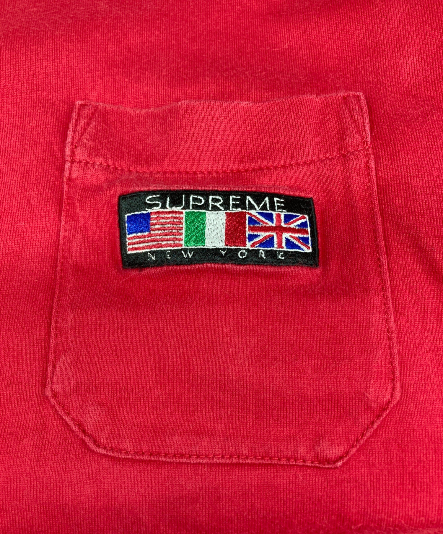 中古・古着通販】SUPREME (シュプリーム) Flags L/S Pocket Tee 
