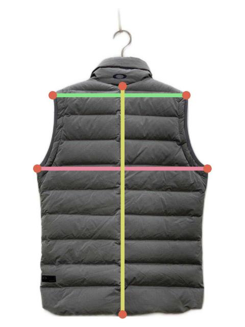 中古・古着通販】OAKLEY (オークリー) ダウンベスト グレー サイズ:JPN