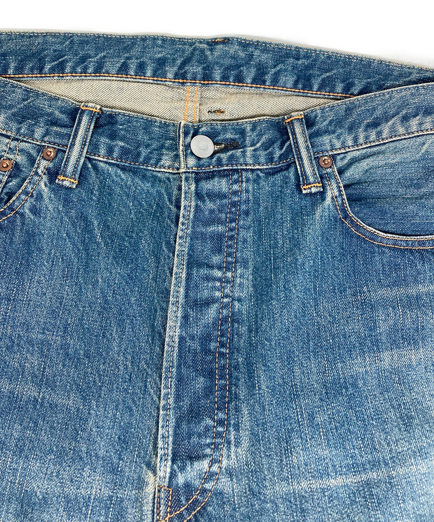 中古・古着通販】A.PRESSE (アプレッセ) Washed Denim Wide Pants
