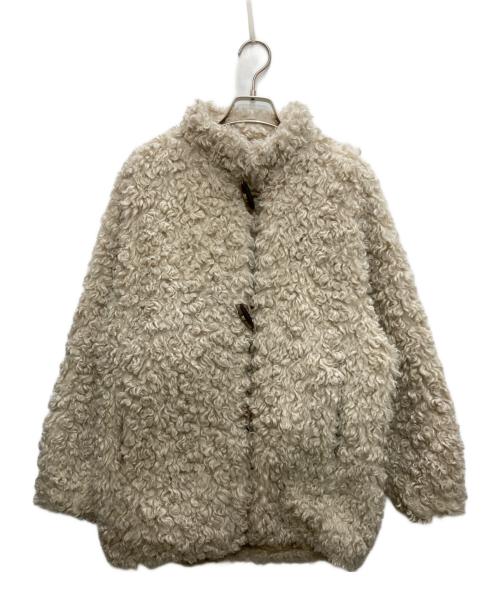 中古・古着通販】CLANE (クラネ) CURL FUR SHORT COAT ベージュ サイズ