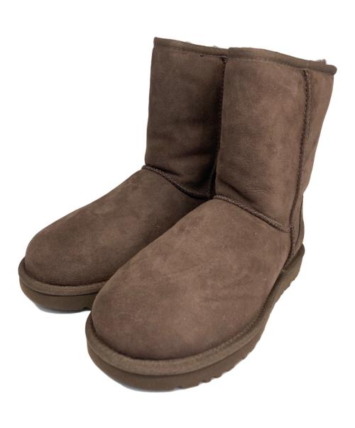 UGG ダークブラウン ムートンブーツ 24cm UGGムートンブーツ24cm アグ ムートン ブーツ 24 ブラック UGG レディース