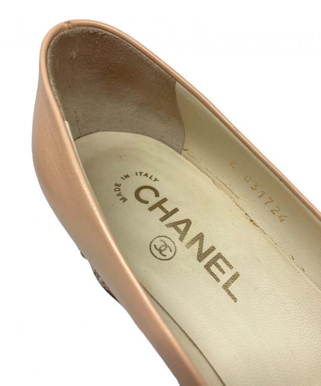 CHANEL カメリア パンプス 36.5 シャネル(CHANEL)|シャネル パンプス カメリア付き|HARDOFFオフモール