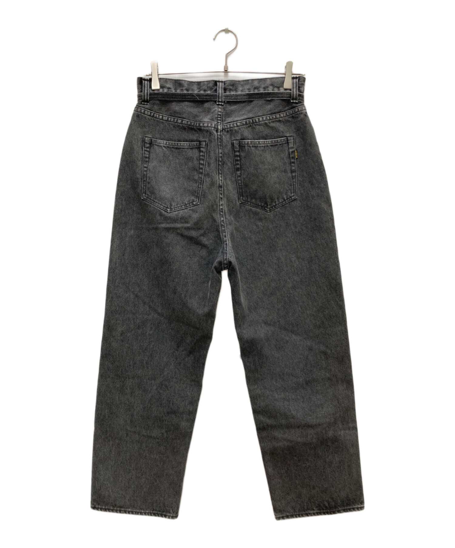 ジョンブル　johnbull デニムパンツ　ブラック 中古・古着通販】JOHNBULL (ジョンブル) ベルト付デニムパンツ