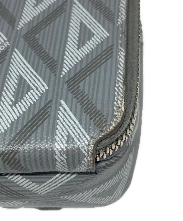 【未使用級】ディオール　D-タッチ ショルダーポーチ　CDダイヤモンド グレー 中古・古着通販】Dior (ディオール) CDダイヤモンド PVC×レザー