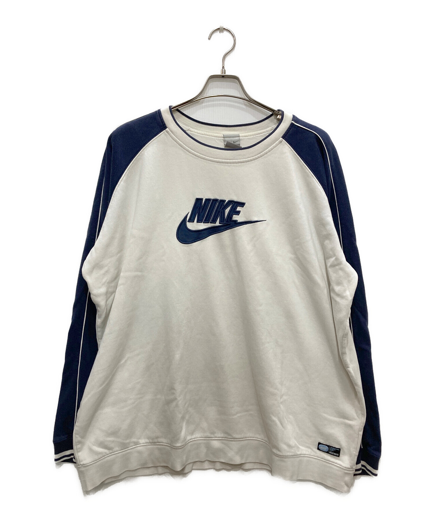 中古・古着通販】NIKE (ナイキ) ロゴスウェット ホワイト サイズ:XXL 