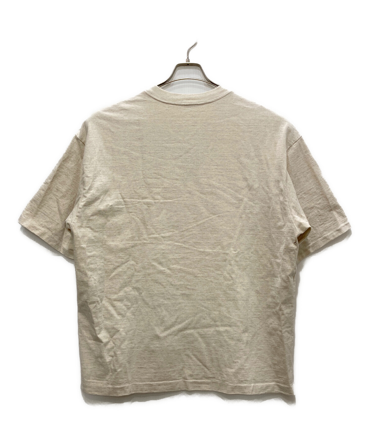 AURALEE オーラリー Tシャツ・カットソー S ベージュ 【古着】【中古】【送料無料】 中古・古着通販】AURALEE (オーラリー) STAND-UP TEE/スタンド アップ