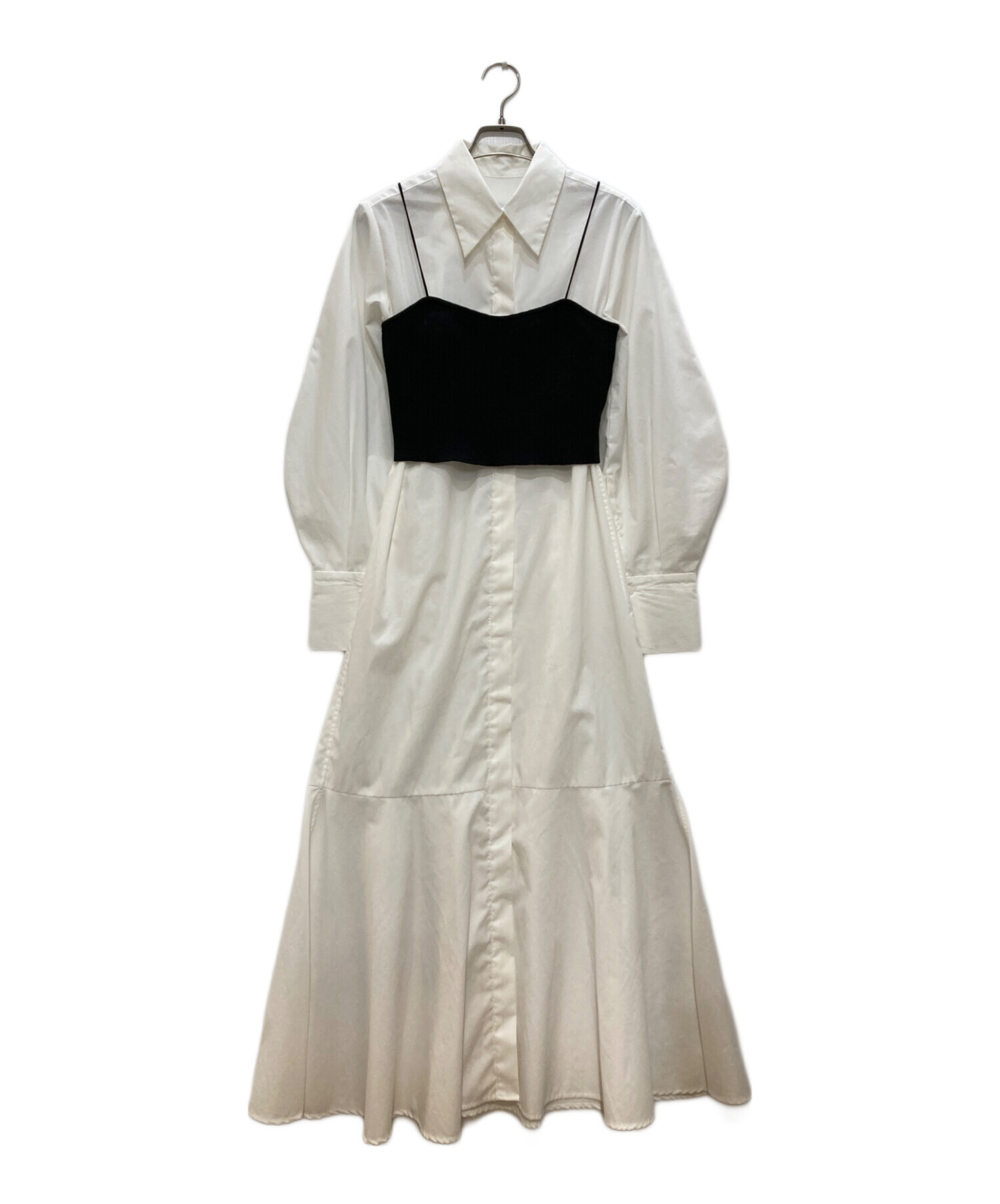 中古・古着通販】Adam et Rope (アダム エ ロペ) リブニットビスチェ