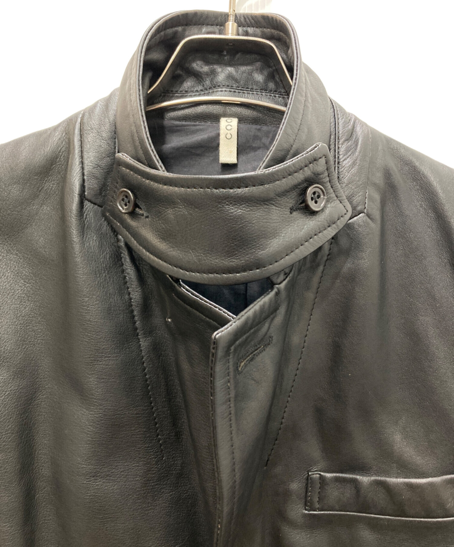 中古・古着通販】CCU LEATHER (シーシーユーレザー) レザーテーラード