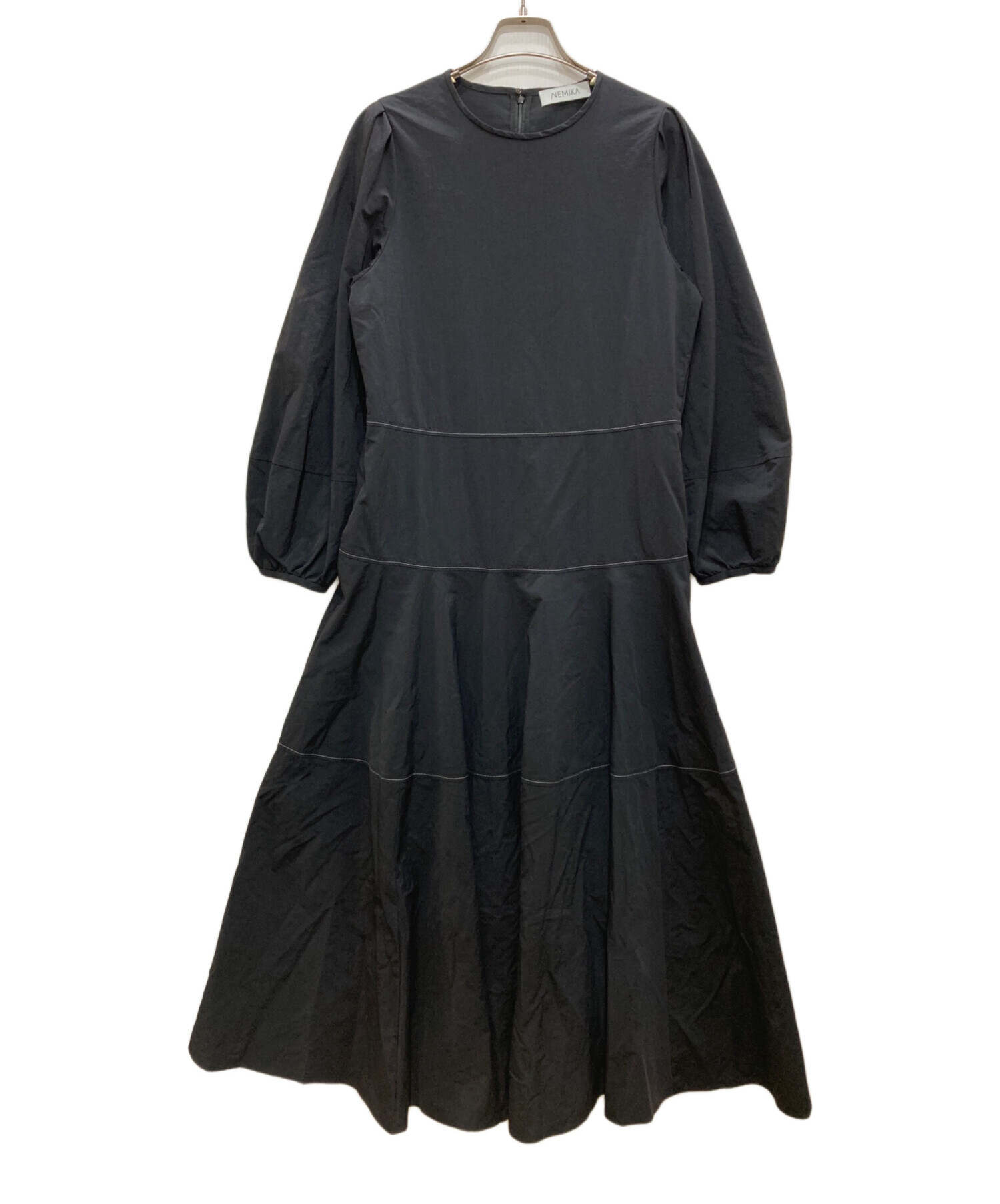 中古・古着通販】NEMIKA (ネミカ) ワンピース ブラック サイズ:2 中古・古着通販】NEMIKA (ネミカ) ワンピース ブラック サイズ:2