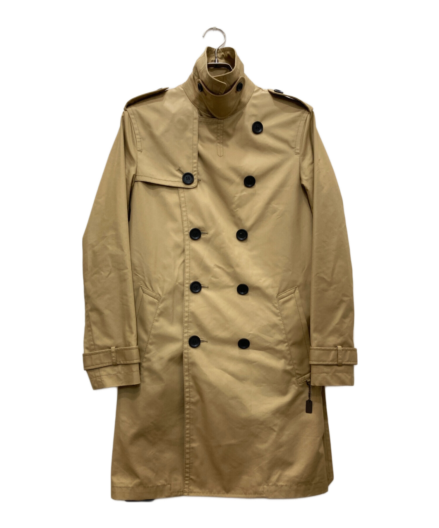 中古・古着通販】COACH (コーチ) トレンチコート ベージュ 中古・古着通販】COACH (コーチ) トレンチコート ベージュ