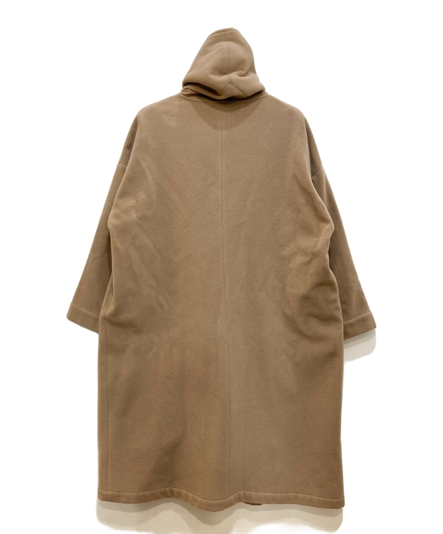 中古・古着通販】Honnete (オネット) ショールカラーコート ベージュ