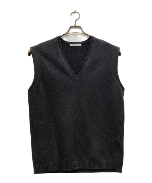 エトレトウキョウ　コットンカシミア　ニットベスト ETRE TOKYO - コットンカシミヤニットベスト - SAGE | ADDICT