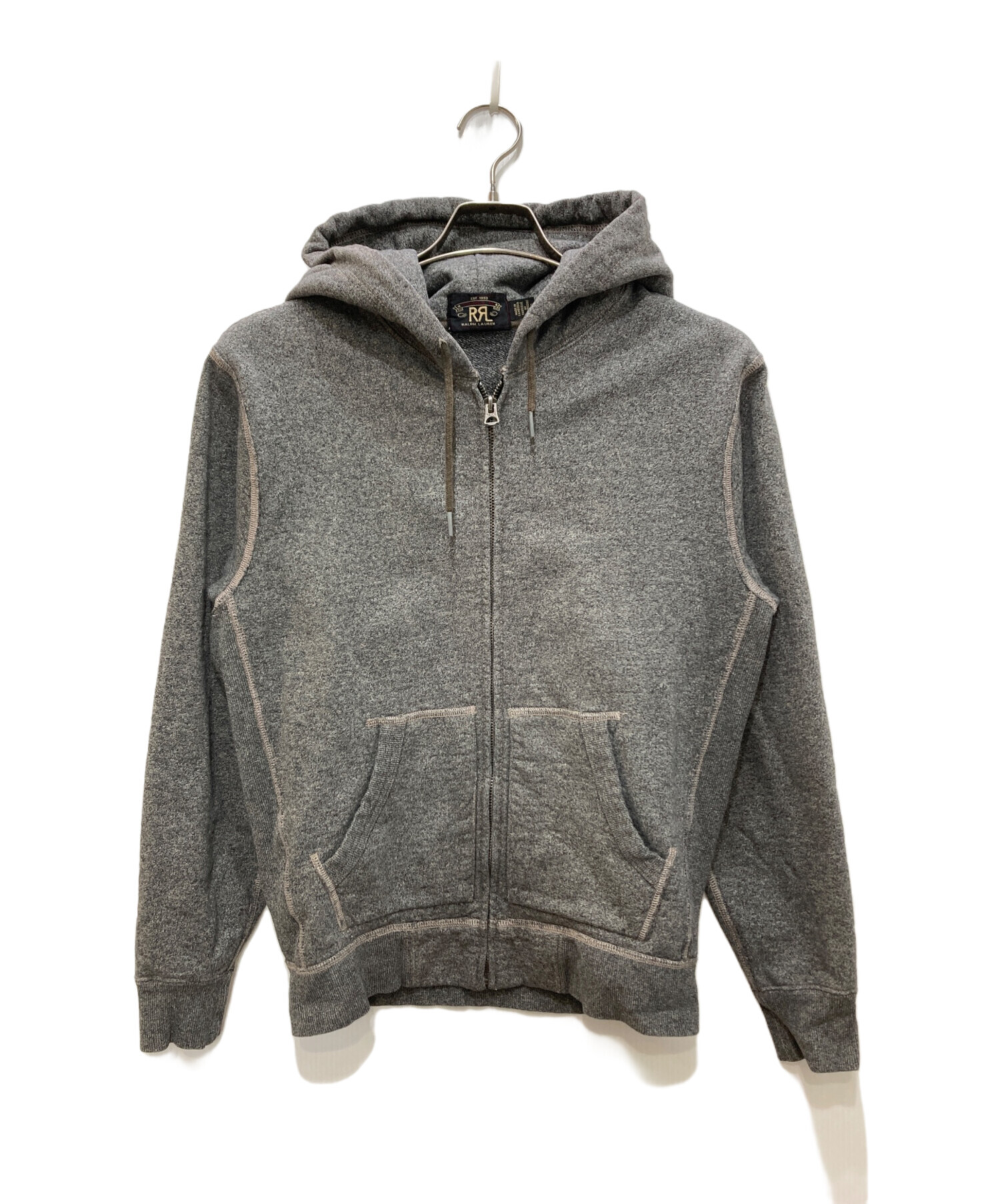 中古・古着通販】RRL (ダブルアールエル) ジップパーカー グレー 