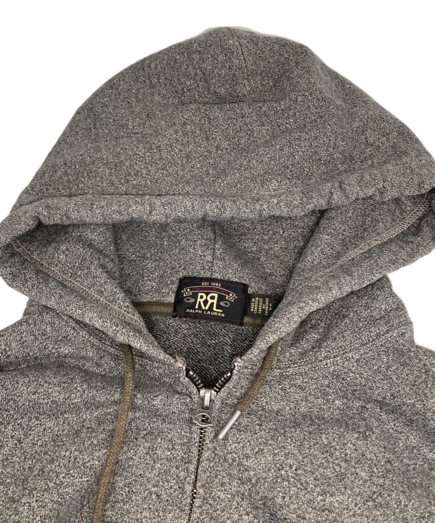 中古・古着通販】RRL (ダブルアールエル) ジップパーカー グレー 