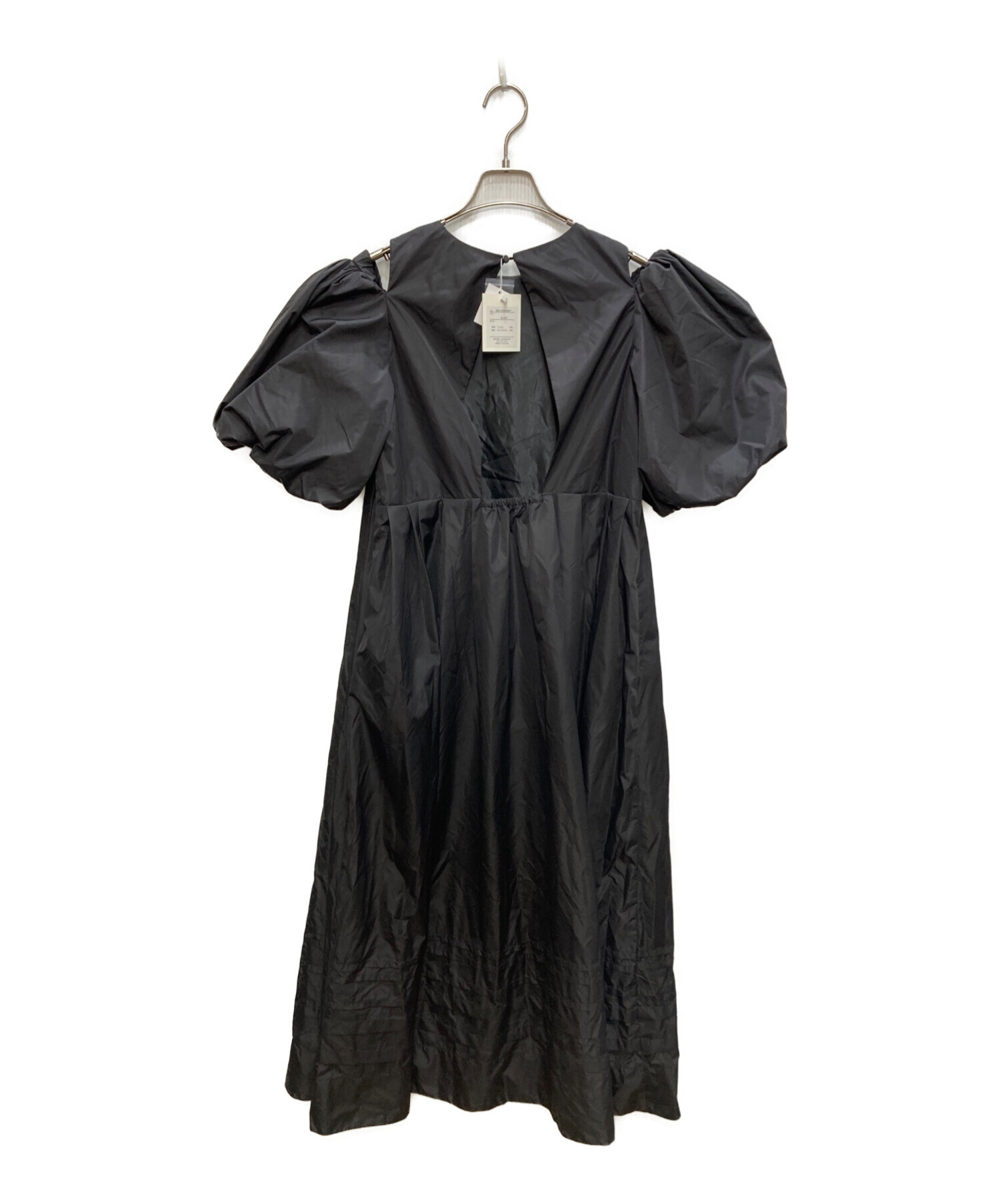 【完売品】Bibiy LILLIAN PUFF DRESS BLACK 中古・古着通販】Bibiy. (ビビィ) LILLIAN BALLOON DRESS ブラック