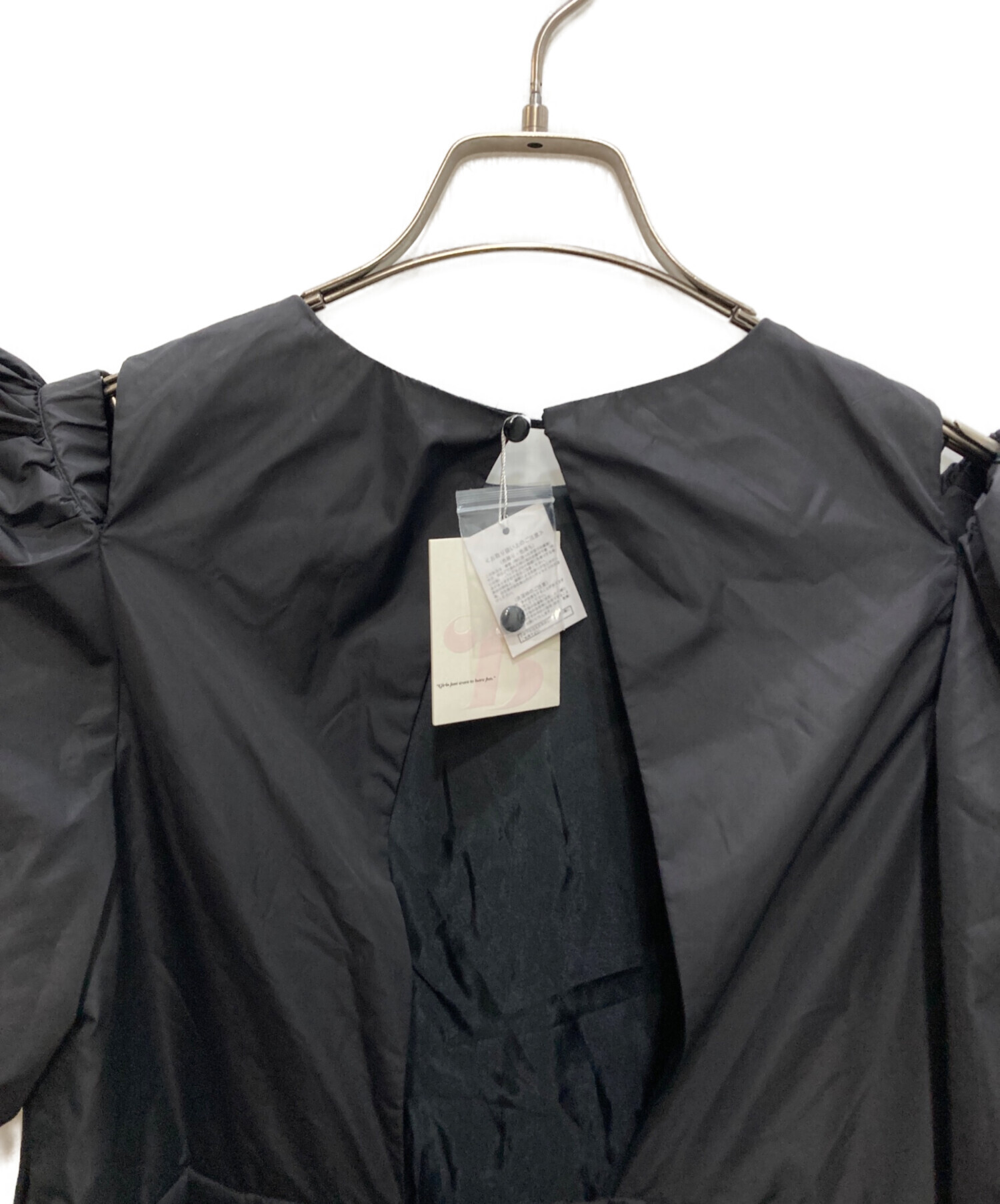 中古・古着通販】Bibiy. (ビビィ) LILLIAN BALLOON DRESS ブラック