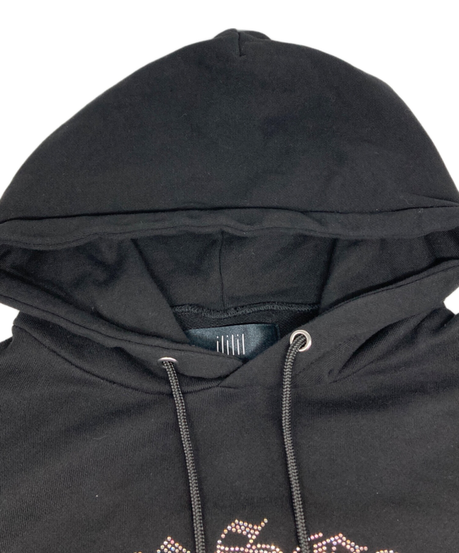 【メンズの方も】イルイルイル好きの方にも　初期ラインストーンパーカーです 中古・古着通販】ililil (イルイルイル) SUPER NOVAラインストーンプル