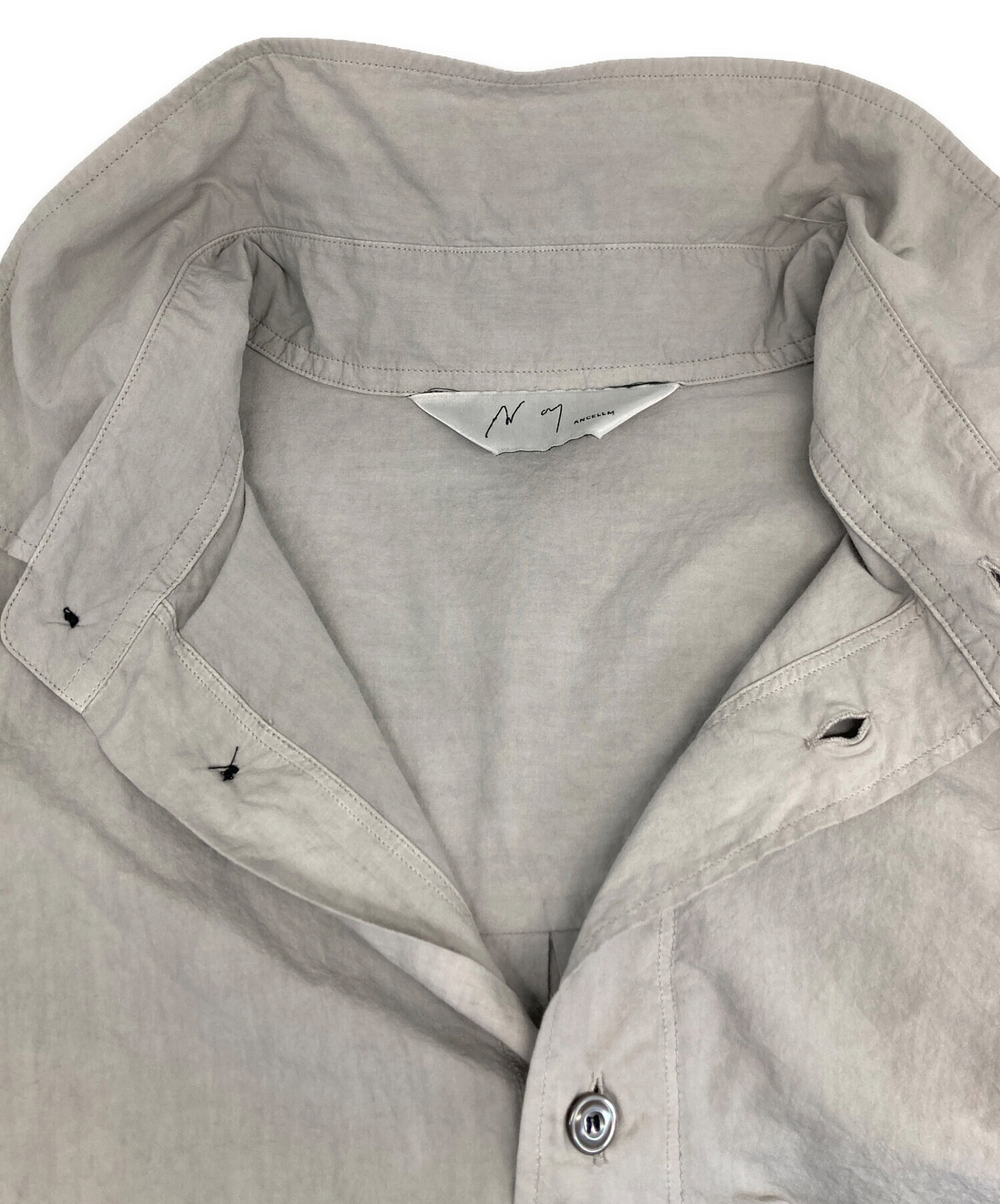 中古・古着通販】ANCELLM (アンセルム) DYED SHRINK OVER SHIRT/ダイド