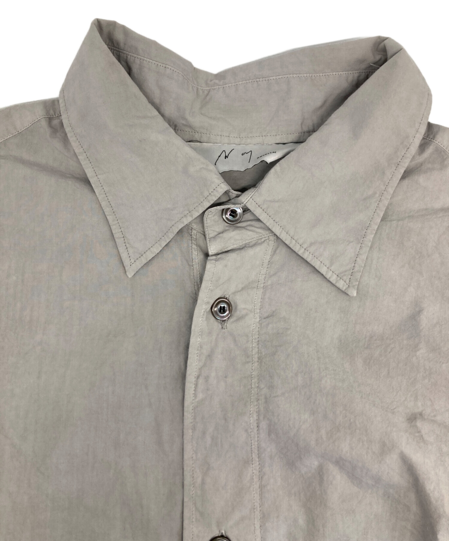 中古・古着通販】ANCELLM (アンセルム) DYED SHRINK OVER SHIRT/ダイド