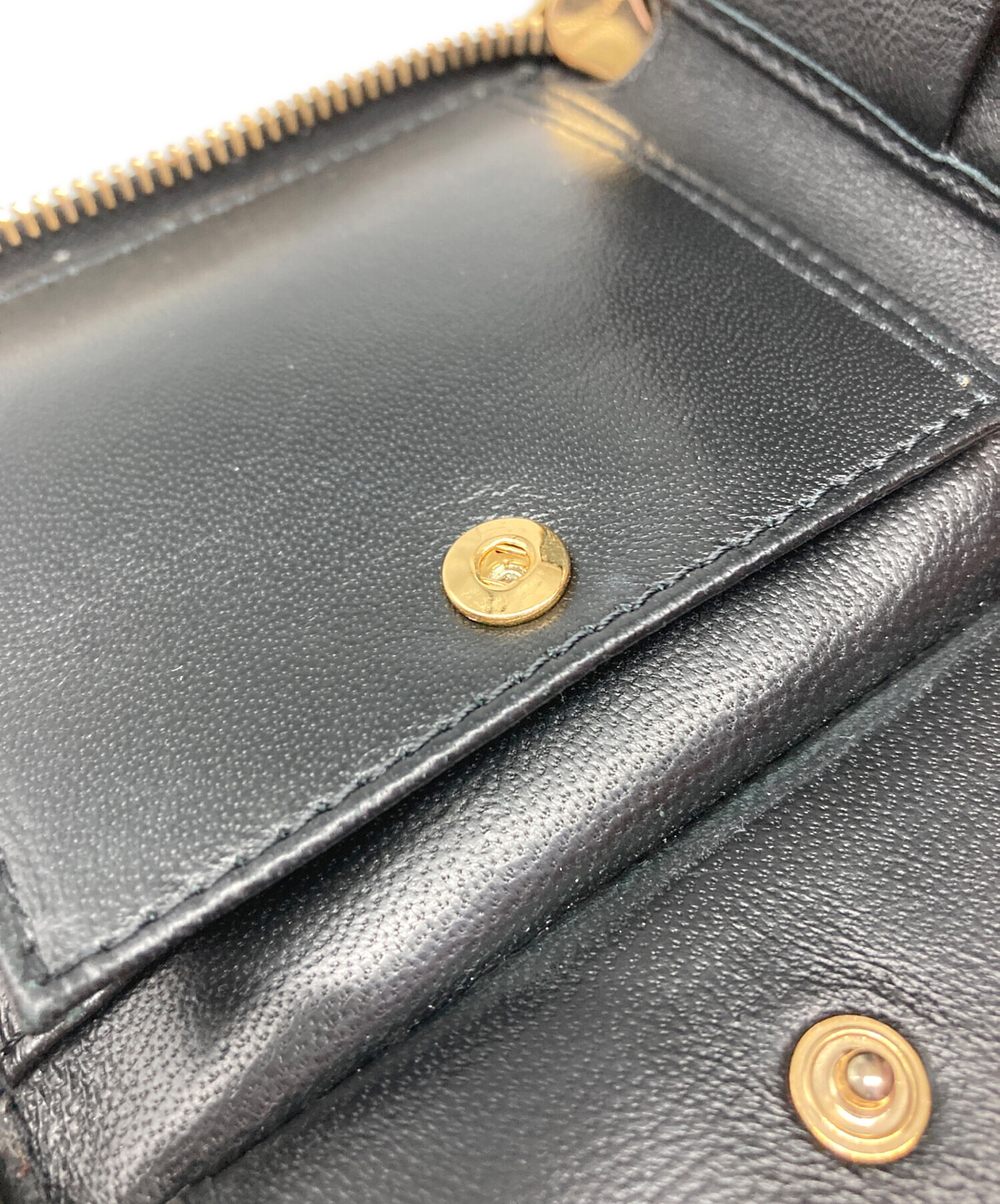 中古・古着通販】MARNI (マルニ) 2つ折り財布 ブラック｜ブランド