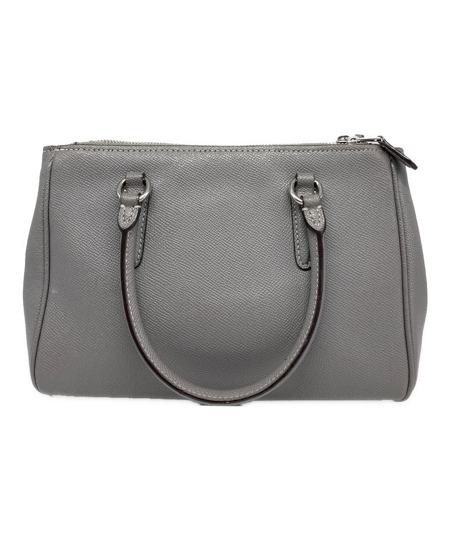 COACH コーチ 2way バッグ ショルダーバッグ スタッズ グレー 中古・古着通販】COACH (コーチ) ショルダーバッグ グレー｜ブランド