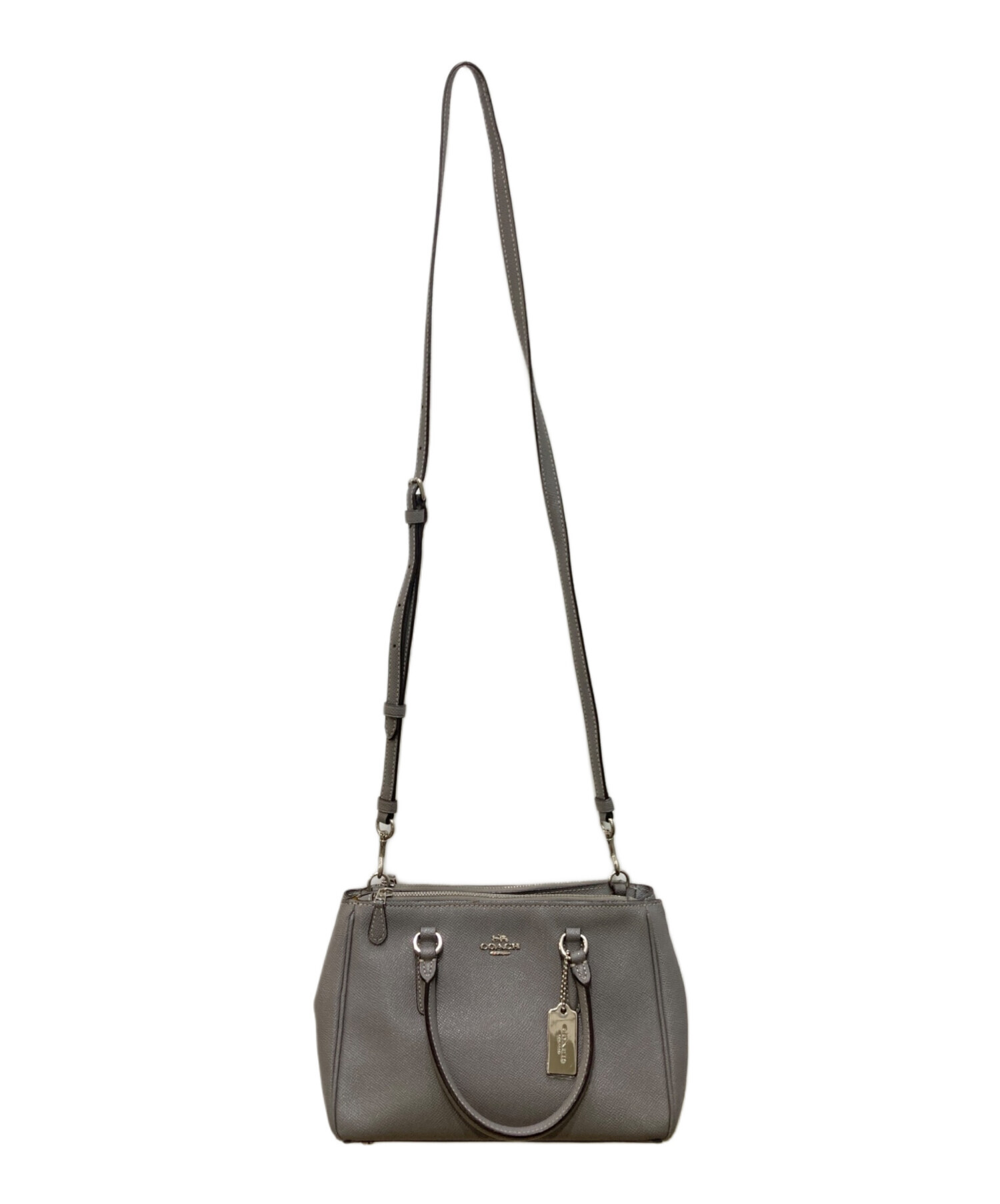 中古・古着通販】COACH (コーチ) ショルダーバッグ グレー｜ブランド