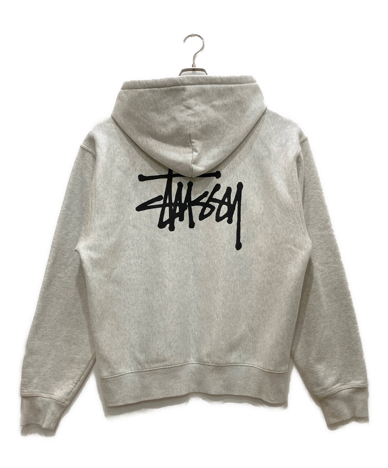 中古・古着通販】stussy (ステューシー) ジップパーカー グレー サイズ 