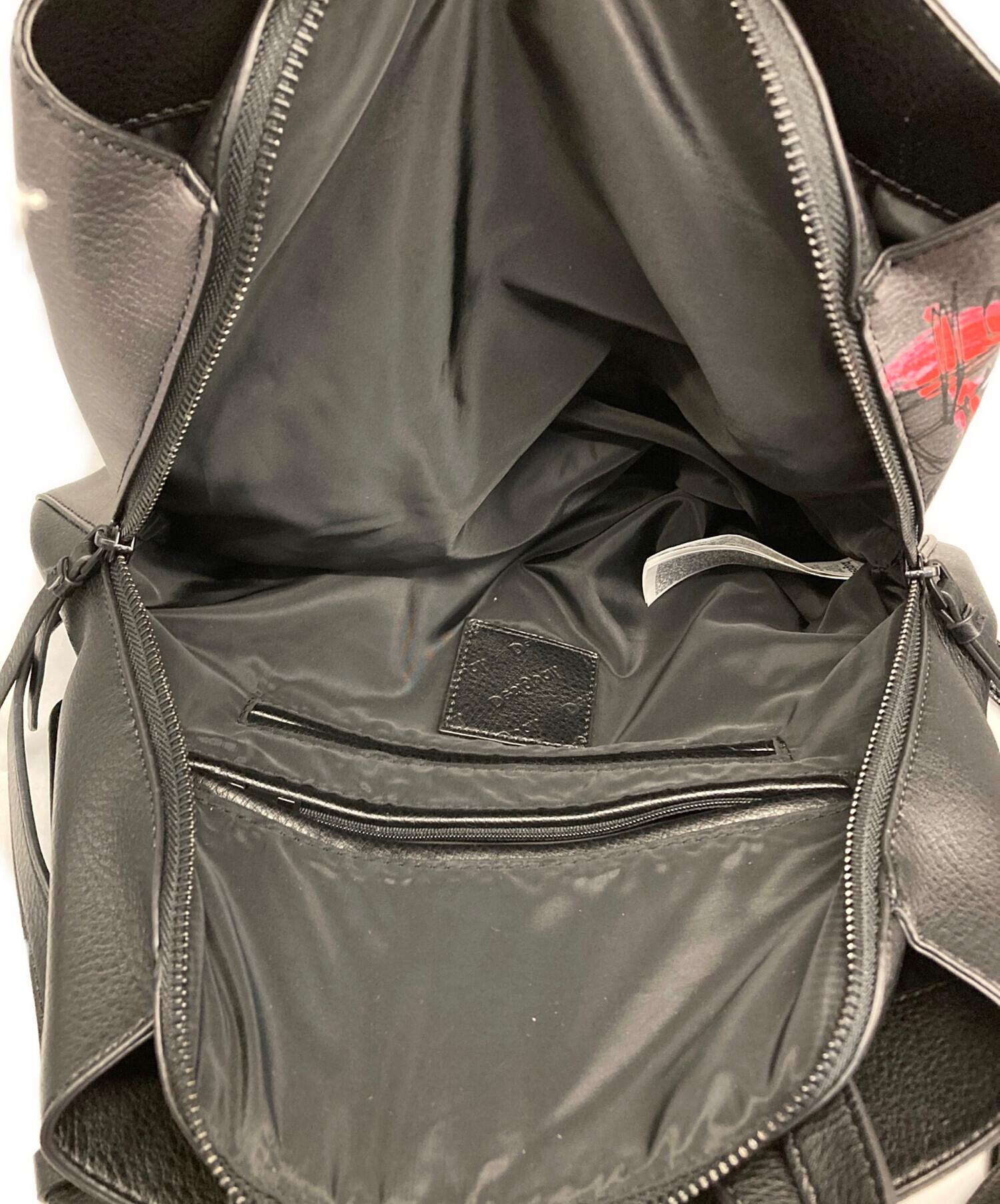 未使用　Desigual デシグアル　リュック セール】キルティングミニリュックサック ブラック（バック