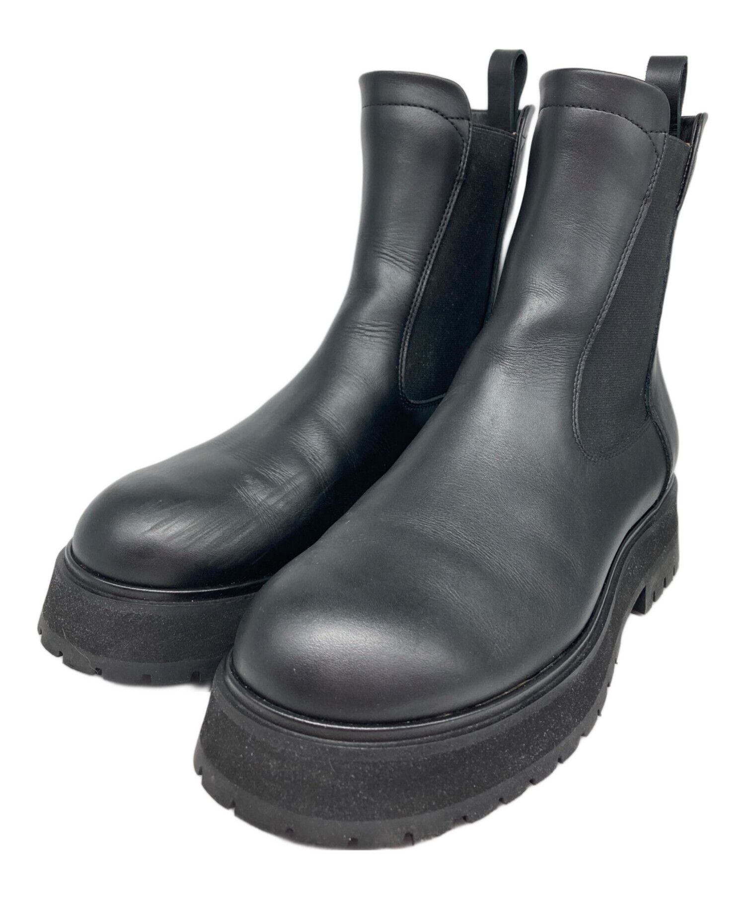 【最終新品未使用】PELLICO ブラック サイドゴアブーツ 中古・古着通販】PELLICO (ペリーコ) サイドゴアブーツ ブラック