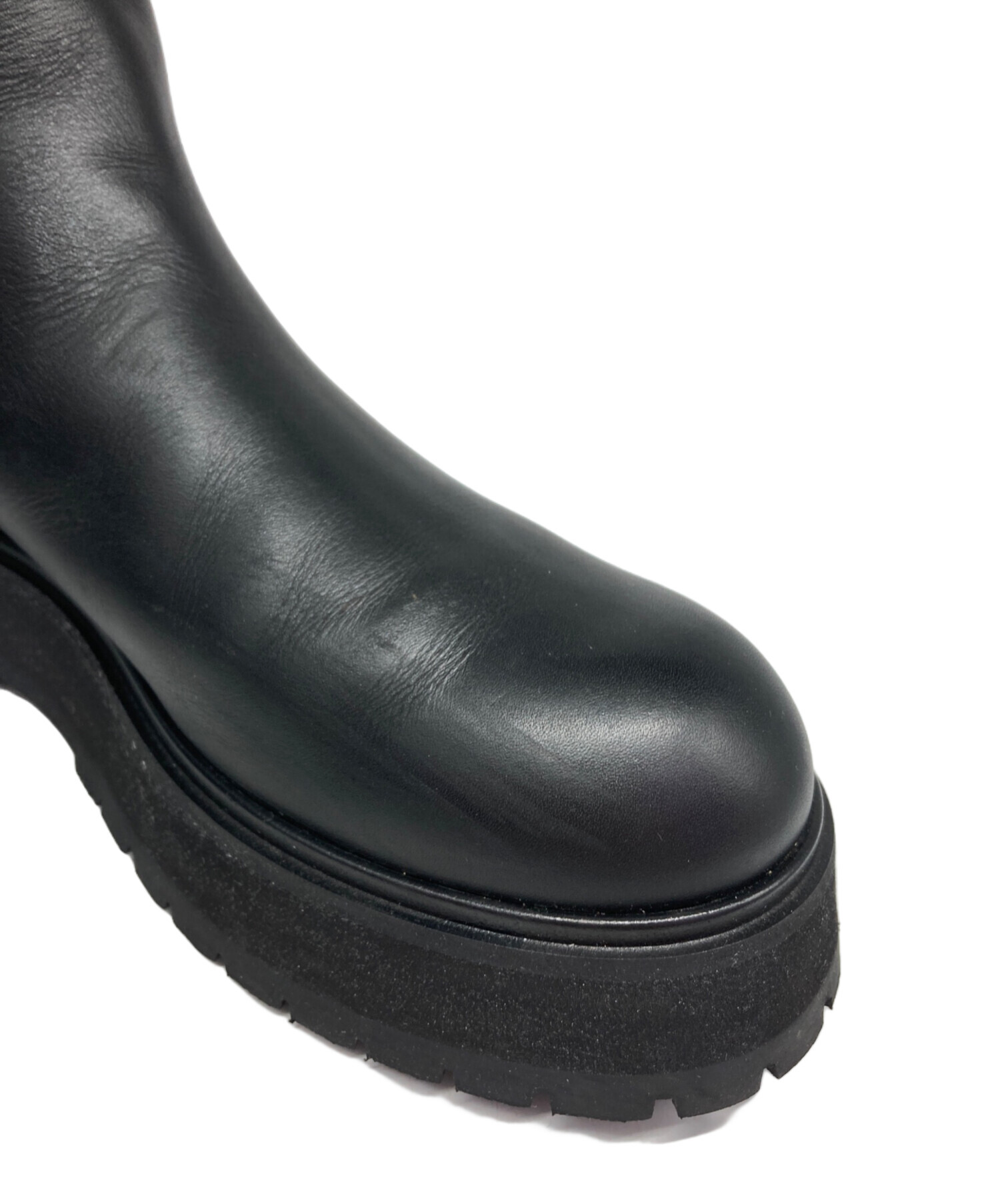 【最終新品未使用】PELLICO ブラック サイドゴアブーツ 中古・古着通販】PELLICO (ペリーコ) サイドゴアブーツ ブラック