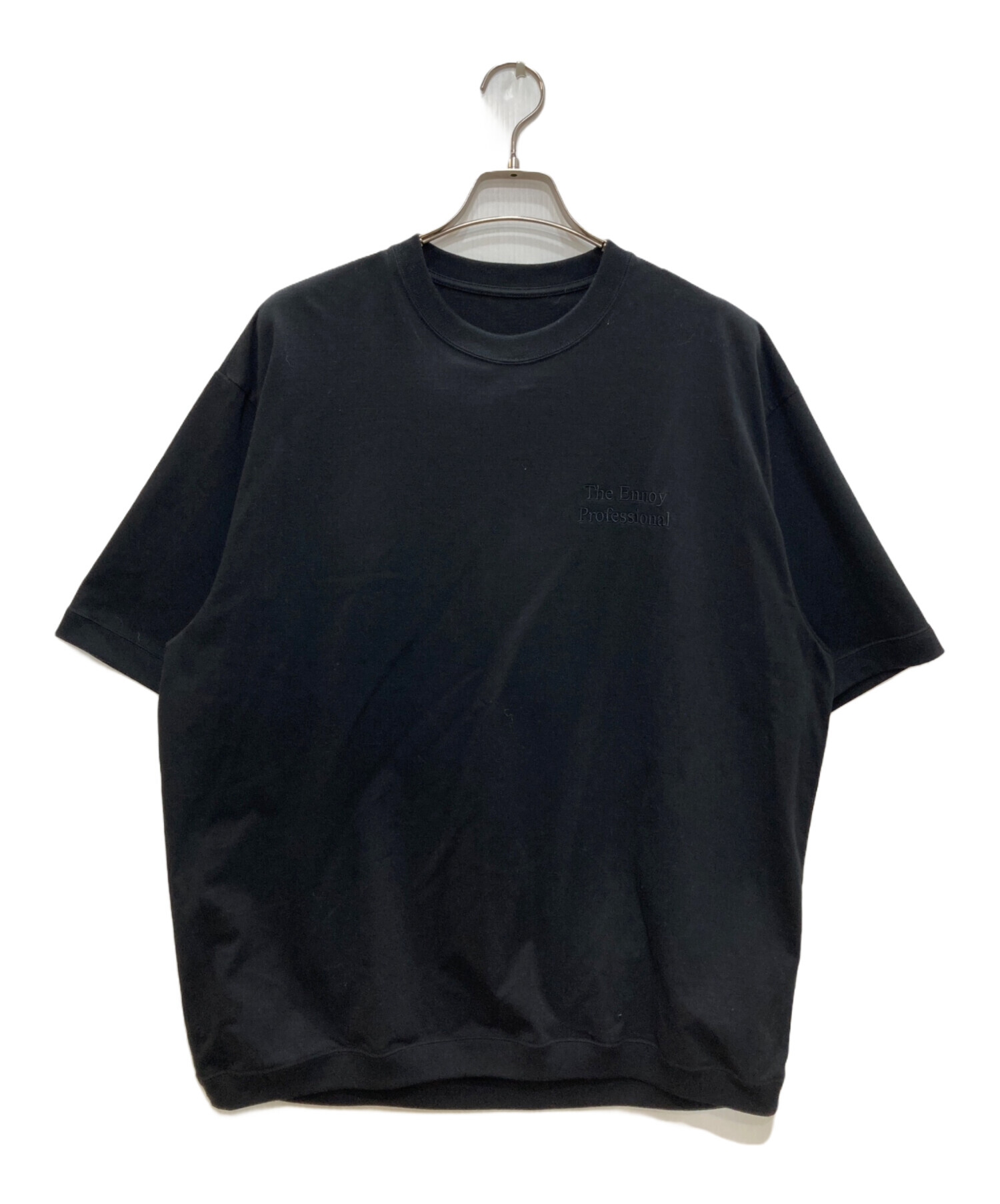 ennoy Short sleeve hem rib tee NAVY XL rib sleeve hem \