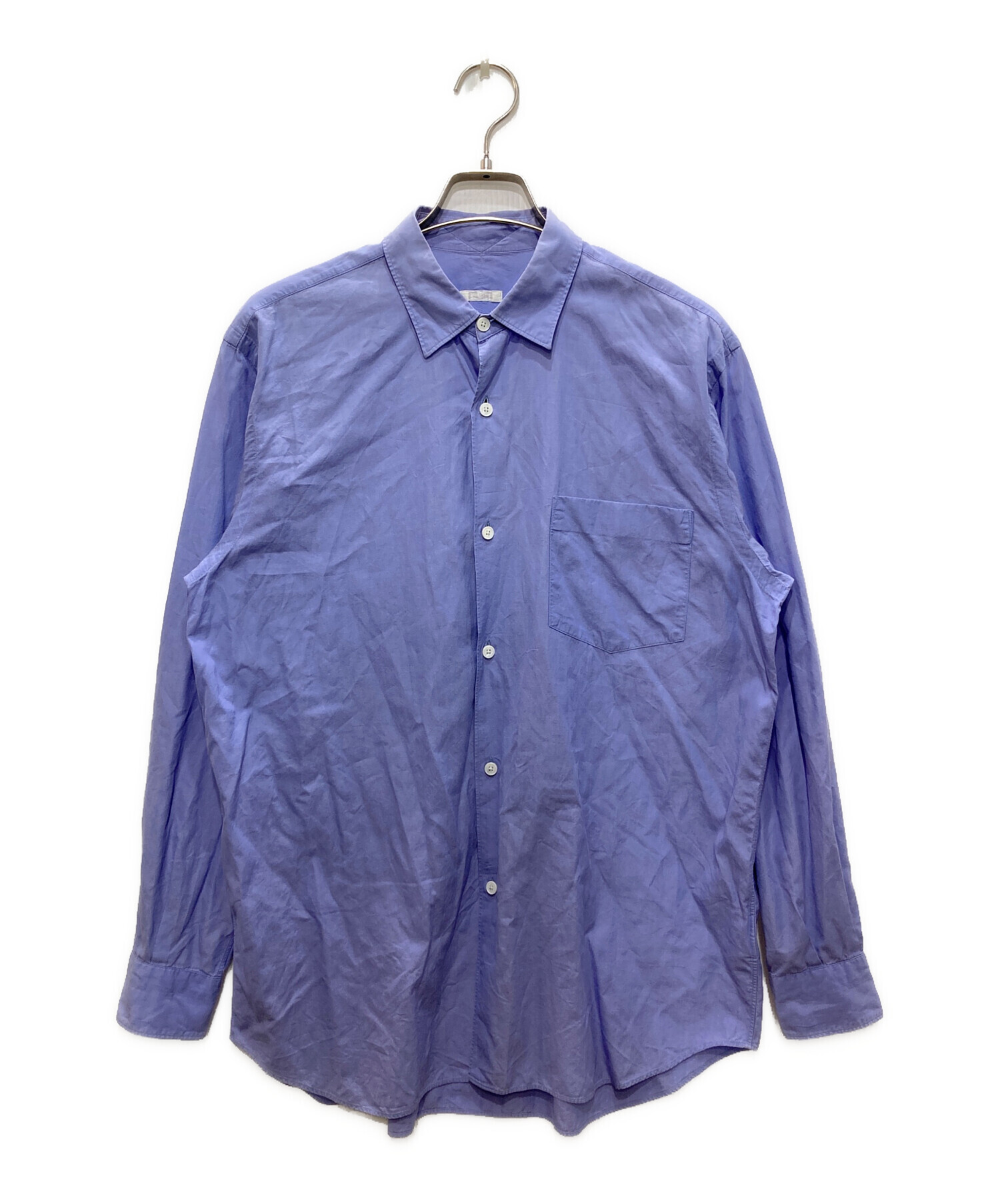 中古・古着通販】COMOLI (コモリ) コモリシャツ ブルー サイズ:2 
